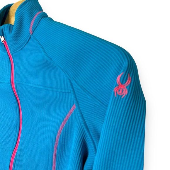 Spyder Blue and Pink Ski Jacket - Picture 4 of 8